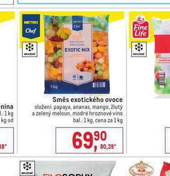 Makro Směs exotického ovoce nabídka