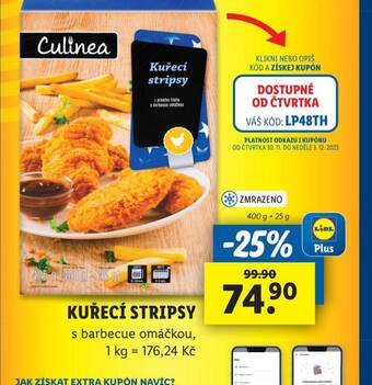 Lidl Kuřecí stripsy nabídka