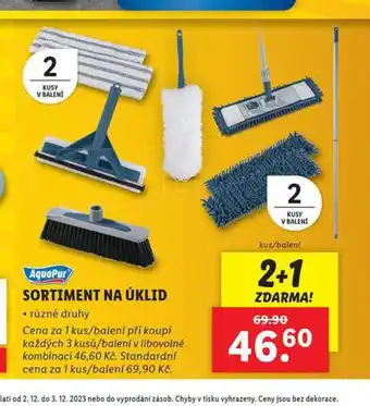 Lidl Sortiment na úklid nabídka