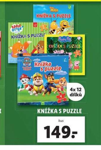 Lidl Knížka s puzzle nabídka