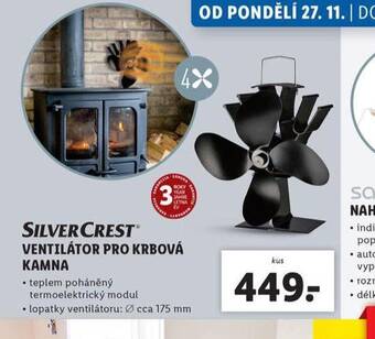 Lidl Ventilátor pro krbová kamna nabídka