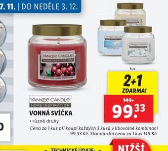 Lidl Vonná svíčka nabídka