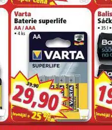 Norma Varta baterie superlife nabídka
