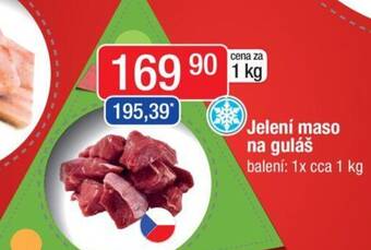 Qanto Jelení maso na guláš nabídka