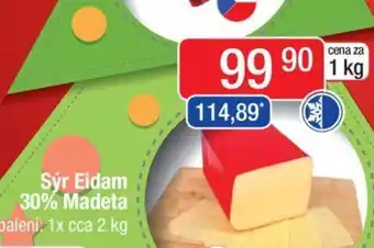 Qanto Sýr Eidam 30% Madeta nabídka