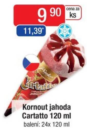 Qanto Kornout jahoda Cartatto 120 ml nabídka