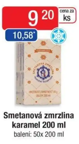 Qanto Smetanová zmrzlina karamel 200 ml nabídka