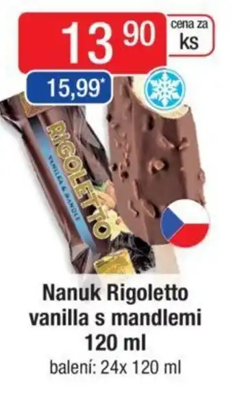 Qanto Nanuk Rigoletto vanilla s mandlemi 120 ml nabídka