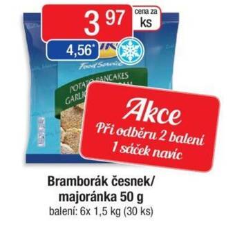 Qanto Bramborák česnek/ majoránka 50 g nabídka