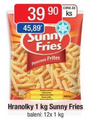 Qanto Hranolky 1 kg Sunny Fries nabídka