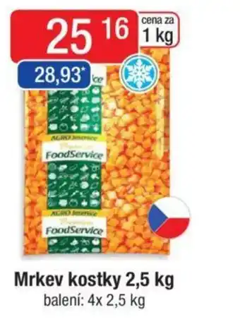 Qanto Mrkev kostky 2,5 kg nabídka