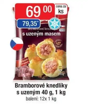 Qanto Bramborové knedlíky s uzeným 40 g, 1 kg nabídka