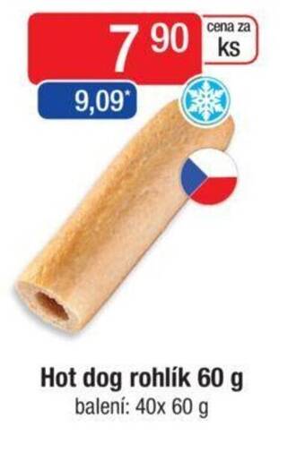 Qanto Hot dog rohlík 60 g nabídka