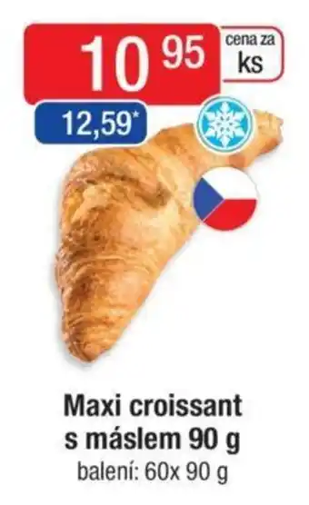 Qanto Maxi croissant s máslem 90 g nabídka