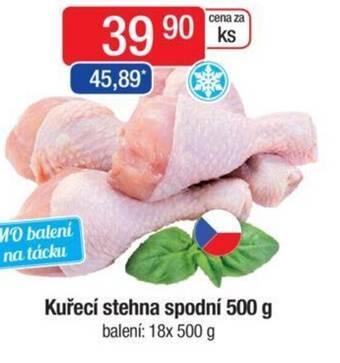 Qanto Kuřecí stehna spodní 500 g nabídka