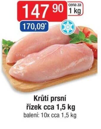 Qanto Krůtí prsní řízek cca 1,5 kg nabídka