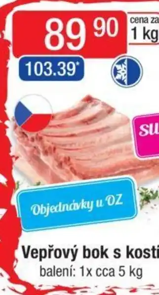 Qanto Vepřový bok s kostí nabídka