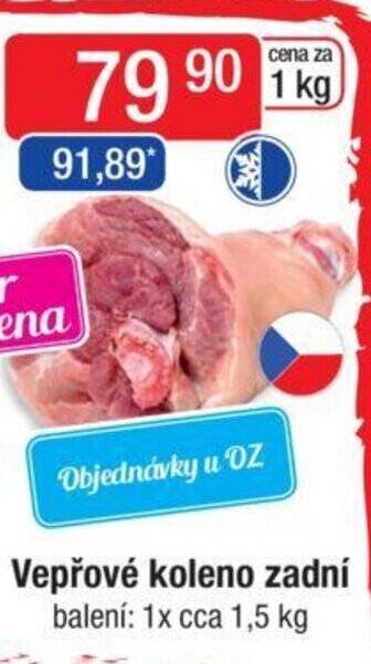 Qanto Vepřové koleno zadní nabídka