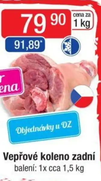Qanto Vepřové koleno zadní nabídka