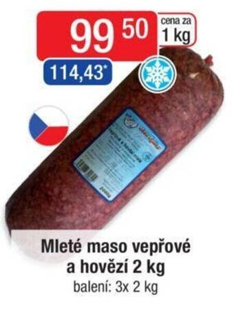 Qanto Mleté maso vepřové a hovězí 2 kg nabídka