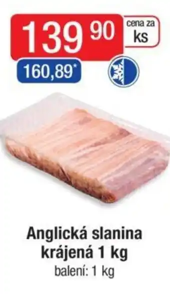 Qanto Anglická slanina krájená 1 kg nabídka