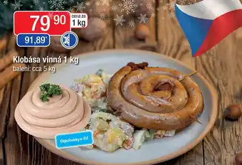 Qanto Klobása vinná 1 kg nabídka