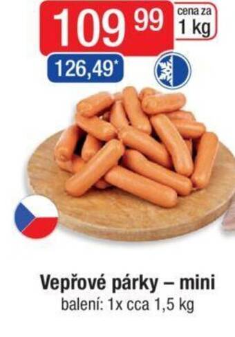 Qanto Vepřové párky - mini nabídka