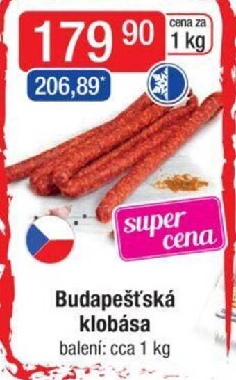 Qanto Budapešťská klobása nabídka
