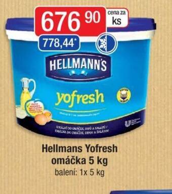 Qanto Hellmans Yofresh omáčka 5 kg nabídka