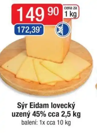 Qanto Sýr Eidam lovecký uzený 45% cca 2,5 kg nabídka