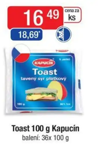Qanto Toast 100 g Kapucín nabídka