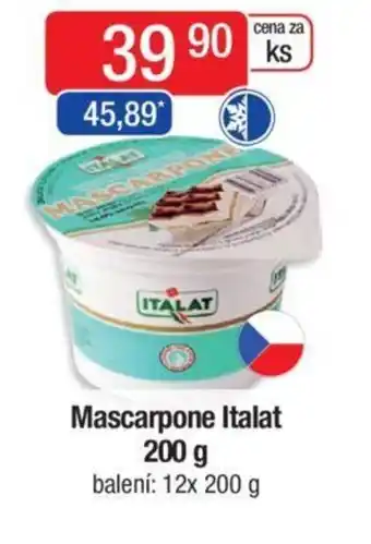 Qanto Mascarpone Italat 200 g nabídka