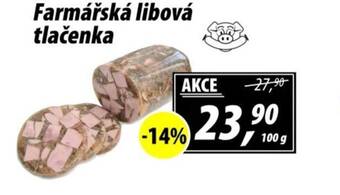 ZEMAN Farmářská libová tlačenka nabídka