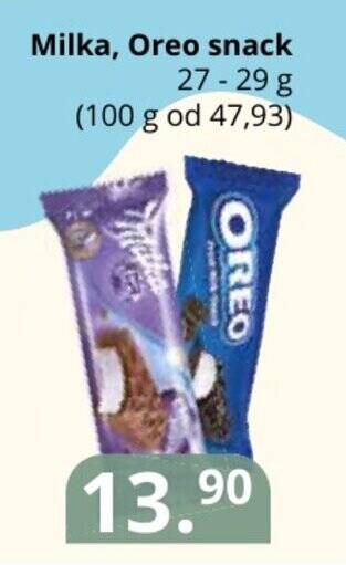 Potraviny CZ Milka, Oreo snack 27-29 g nabídka