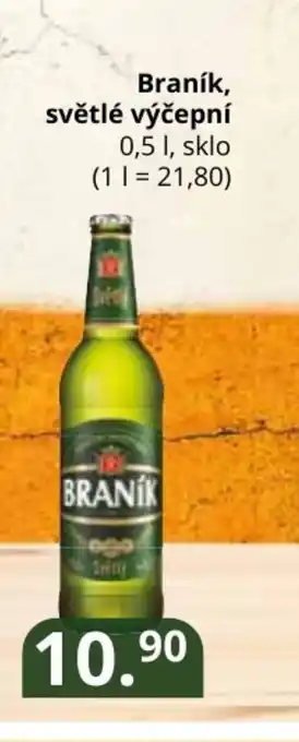 Potraviny CZ Braník, světlé výčepní 0.5 l. nabídka