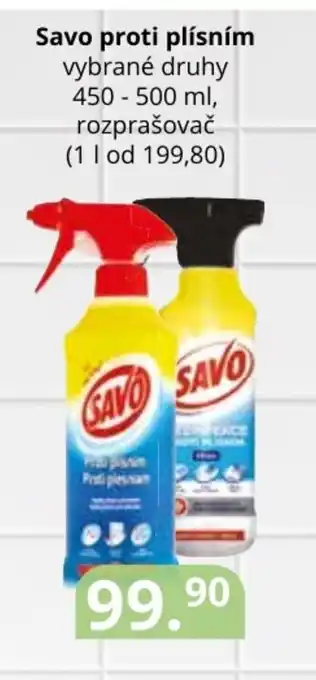 Potraviny CZ Savo proti plísním nabídka