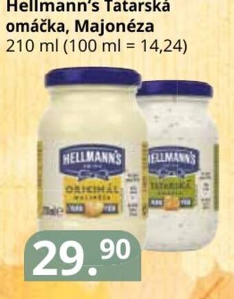 Potraviny CZ Hellmann's Tatarská omáčka, Majonéza 210 ml nabídka