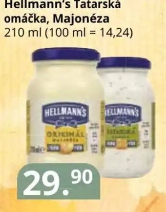 Potraviny CZ Hellmann's Tatarská omáčka, Majonéza 210 ml nabídka