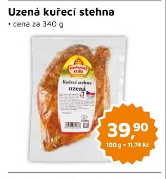 Můjobchod Uzená kuřecí stehna 340 g nabídka