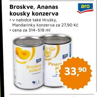 Můjobchod Broskve, Ananas kousky konzerva nabídka