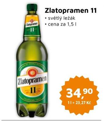 Můjobchod Zlatopramen 11 1.5 l. nabídka