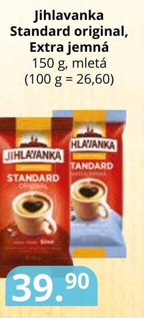 Potraviny CZ Jihlavanka Standard original, Extra jemná 150 g nabídka