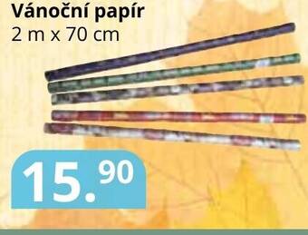 Potraviny CZ Vánoční papír 2 m x 70 cm nabídka