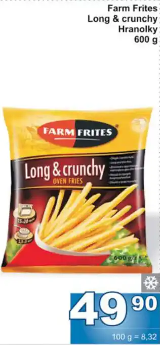 Jip Farm Frites Long & crunchy Hranolky nabídka