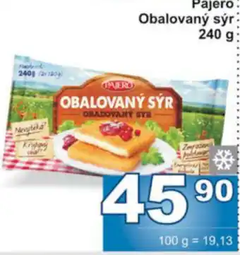 Jip Pajero Obalovaný sýr nabídka