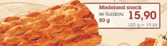 Jip Madeland snack nabídka