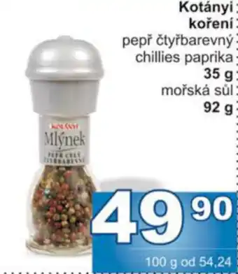 Jip Kotányi Koreni nabídka