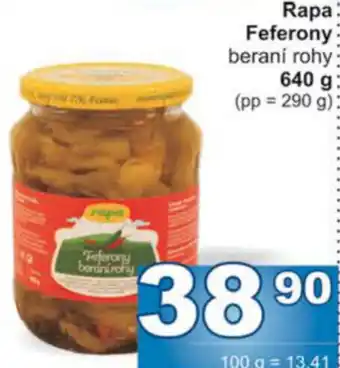 Jip Rapa Feferony beraní rohy nabídka