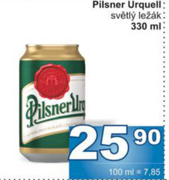 Jip Pilsner Urquell světlý ležák nabídka