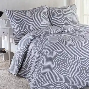 Decodoma Rodinná souprava bavlněného povlečení geometry 1+1 nabídka
